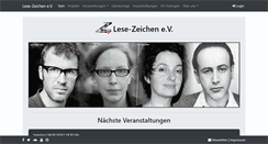 Desktop Screenshot of lesezeichen-ev.de